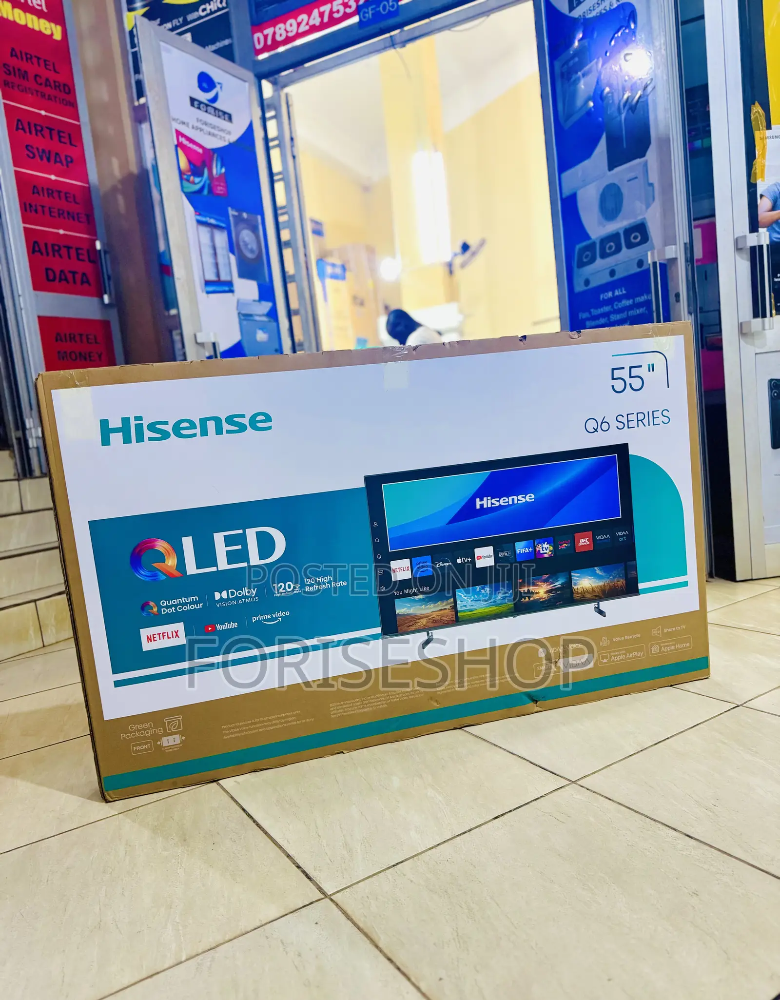 Hisense 55 Inch Qled TVS 3yr Warranty