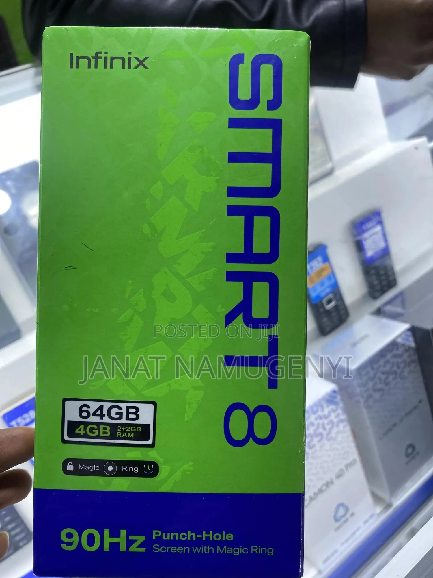 New Infinix Smart 8 64 GB Black