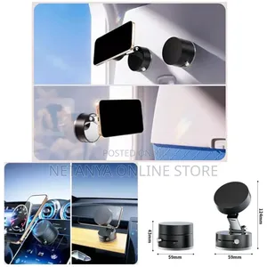 Magnetic Vacuum Suction Mobile Phone Holder