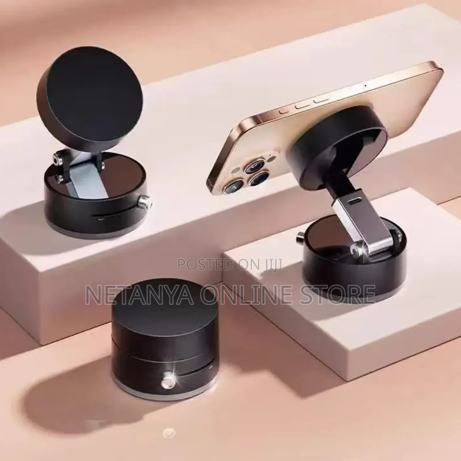 Magnetic Vacuum Suction Mobile Phone Holder