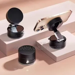 Magnetic Vacuum Suction Mobile Phone Holder