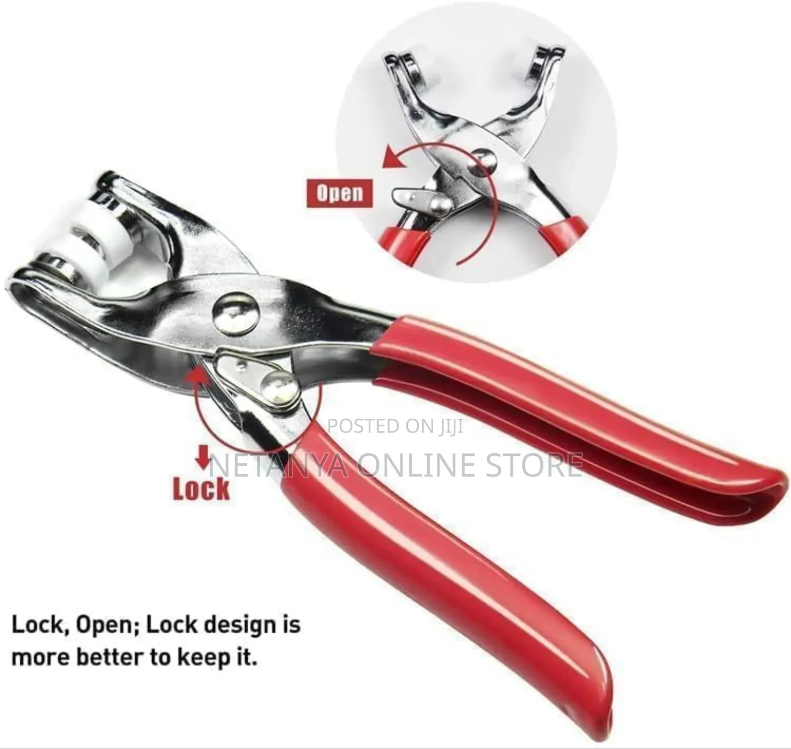 Stainless Steel Snap Buttons Pliers