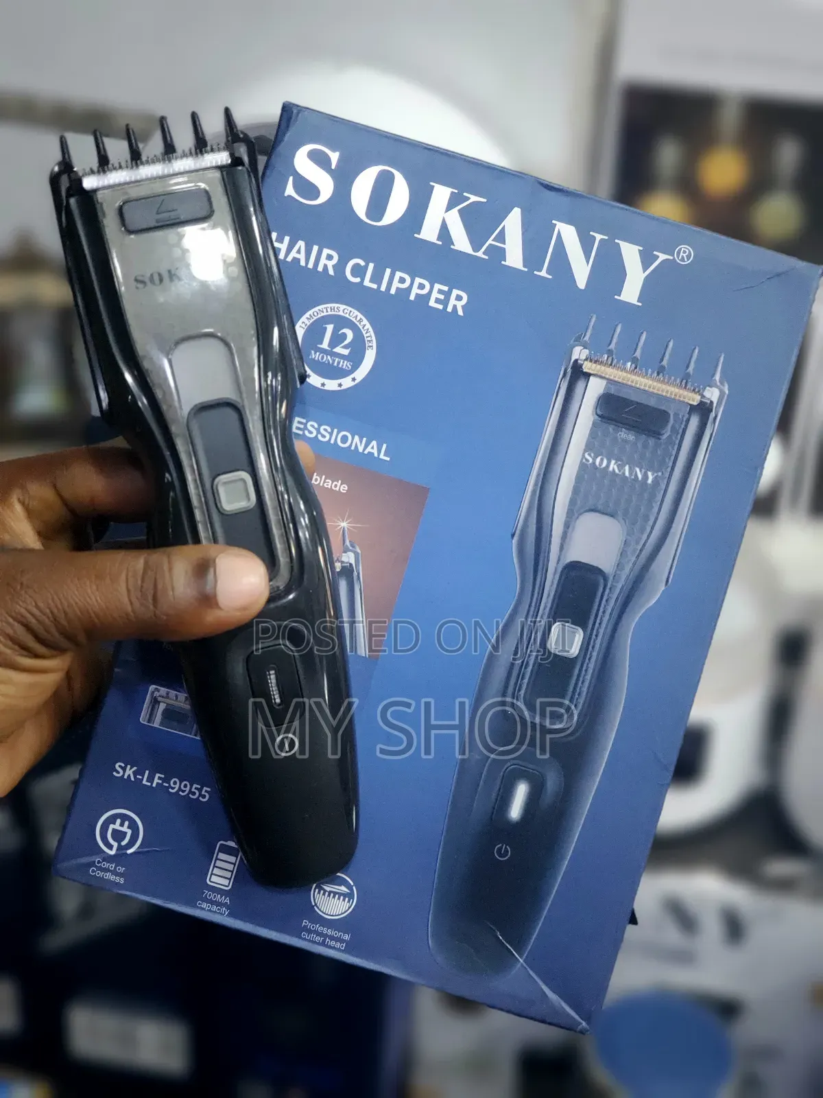 Sokany Hair Clipper ( Rechargeable)