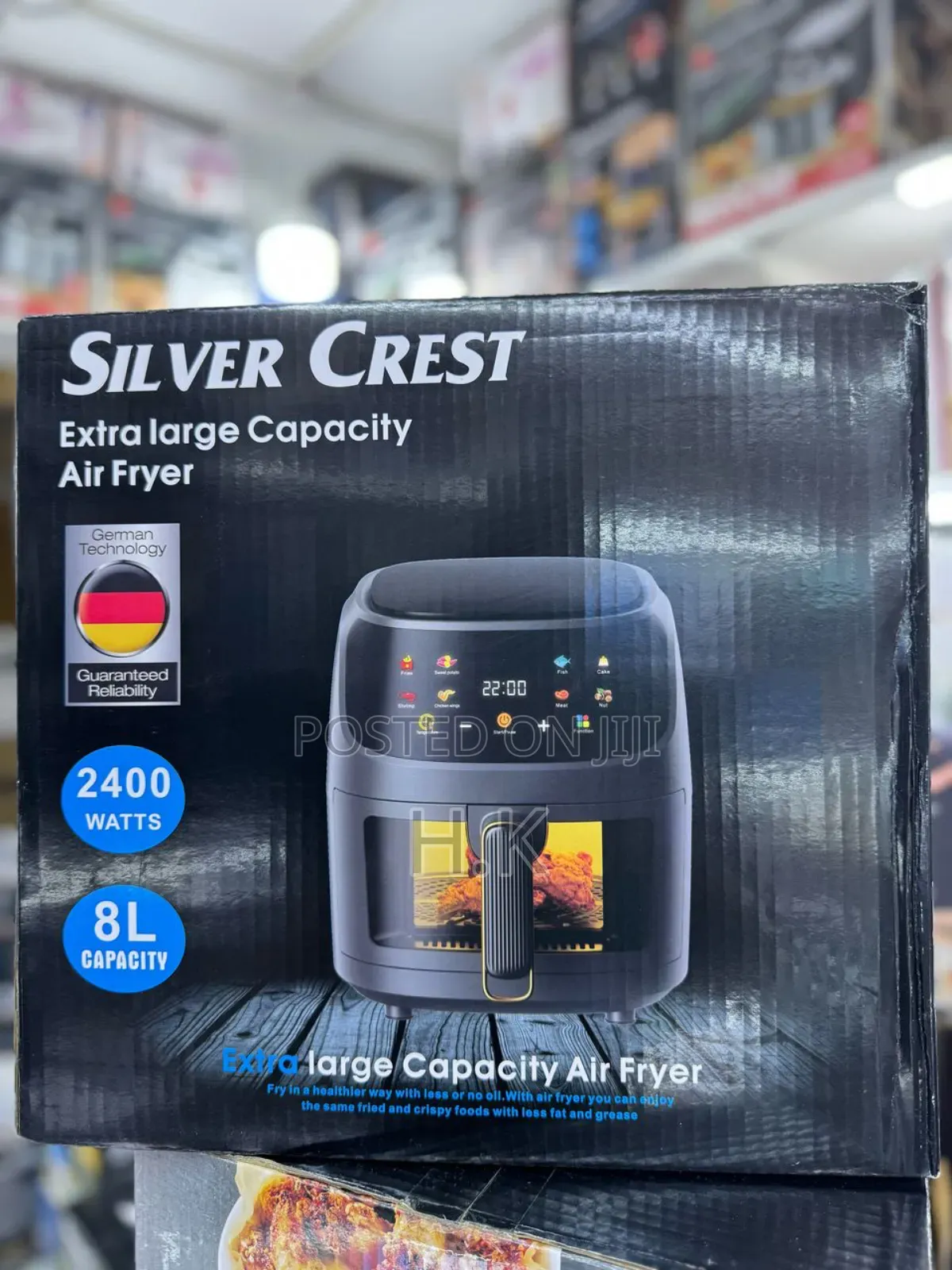 8l Silver Crest Extra Large Capacity Air Fryer