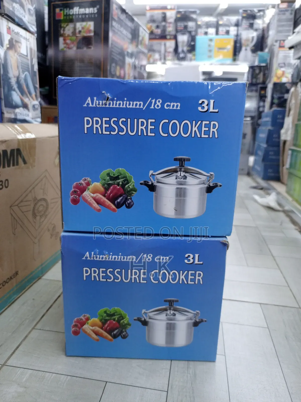 Aluminum Pressure Cooker With 3l Capacity and 18cm Diameter