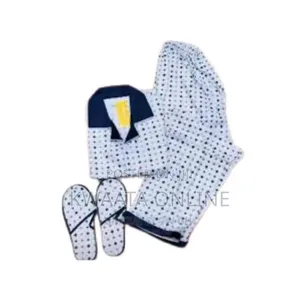 Men's Pajamas Set Warm Cotton Plaid Sleepwear