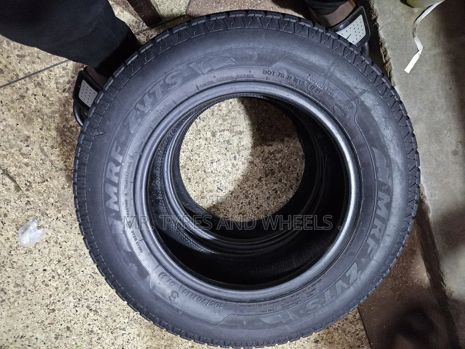 195 70 R14 MRF Used but Still in Gd Condition. 2 Pises Left