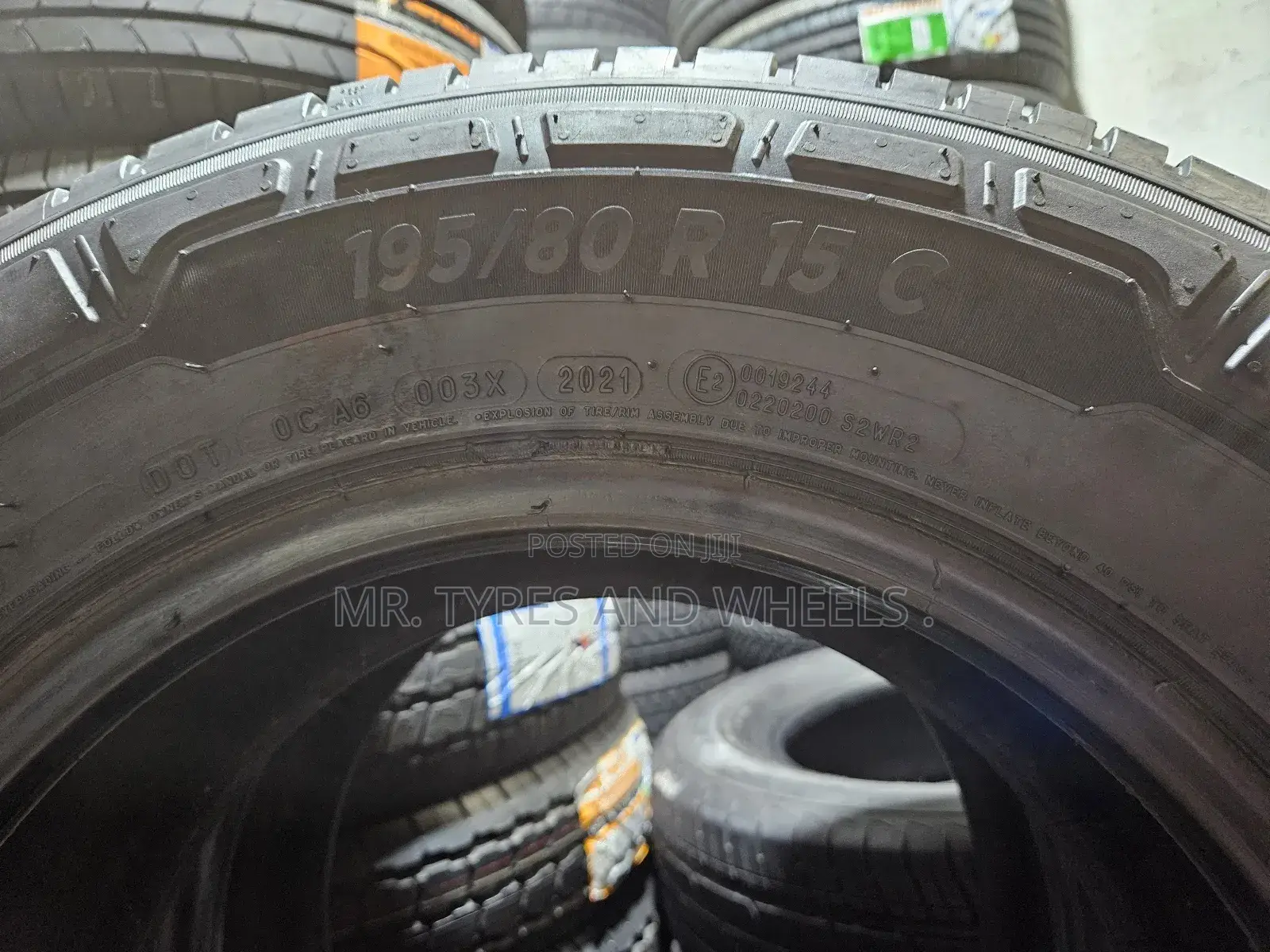 Its Michelin 195 80 R15 Imported Tires in Only 2pises Now