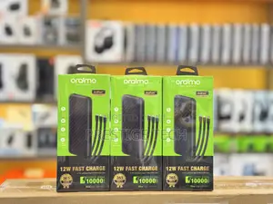 Oraimo Slice 10000mah 12w Power Bank With Built In Cables