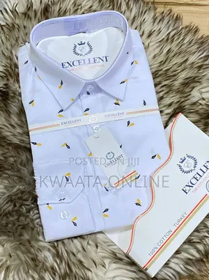 Excellent Long-Sleeve Button-Down Dress Shirt