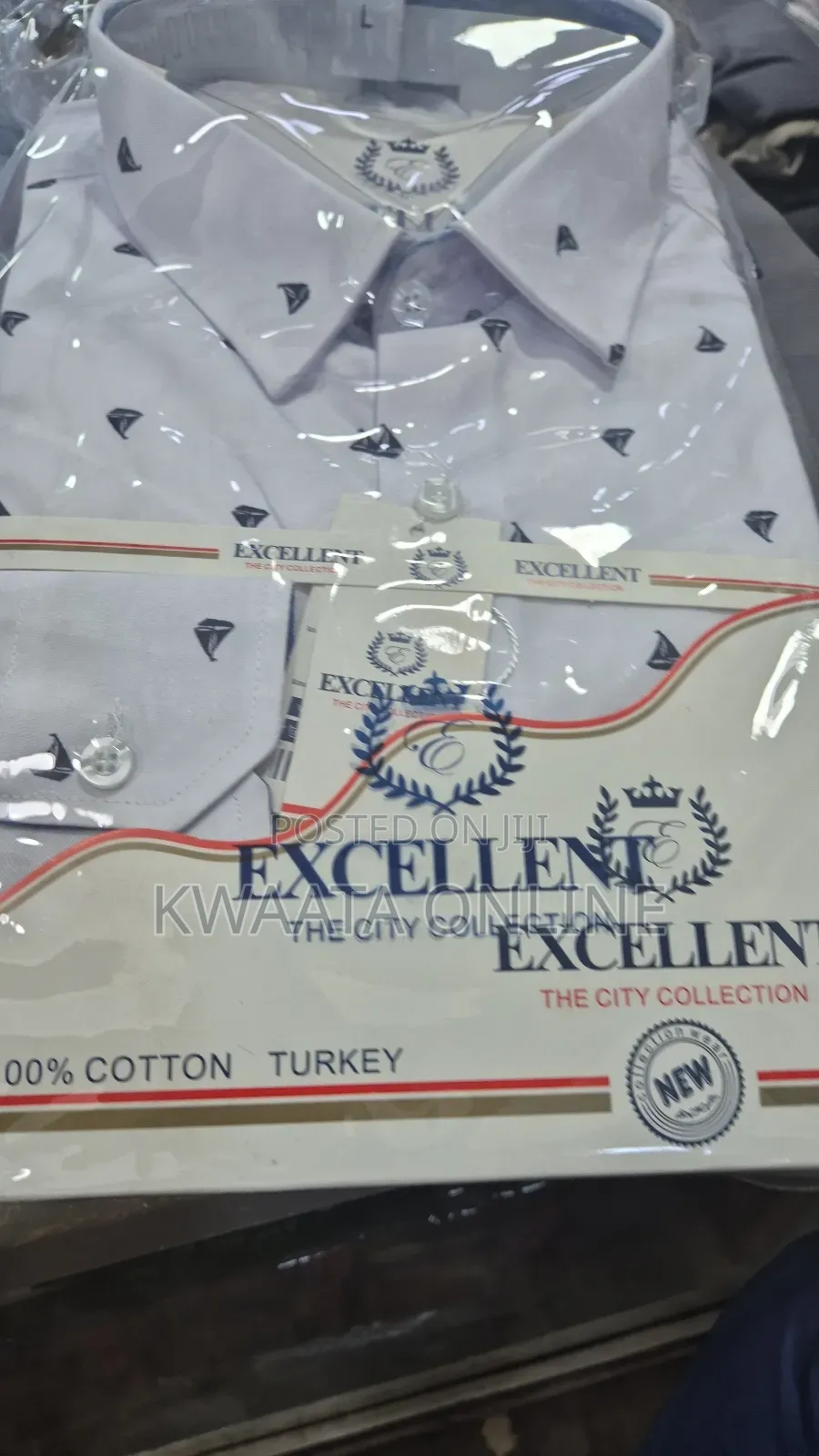 Excellent Long-Sleeve Button-Down Dress Shirt
