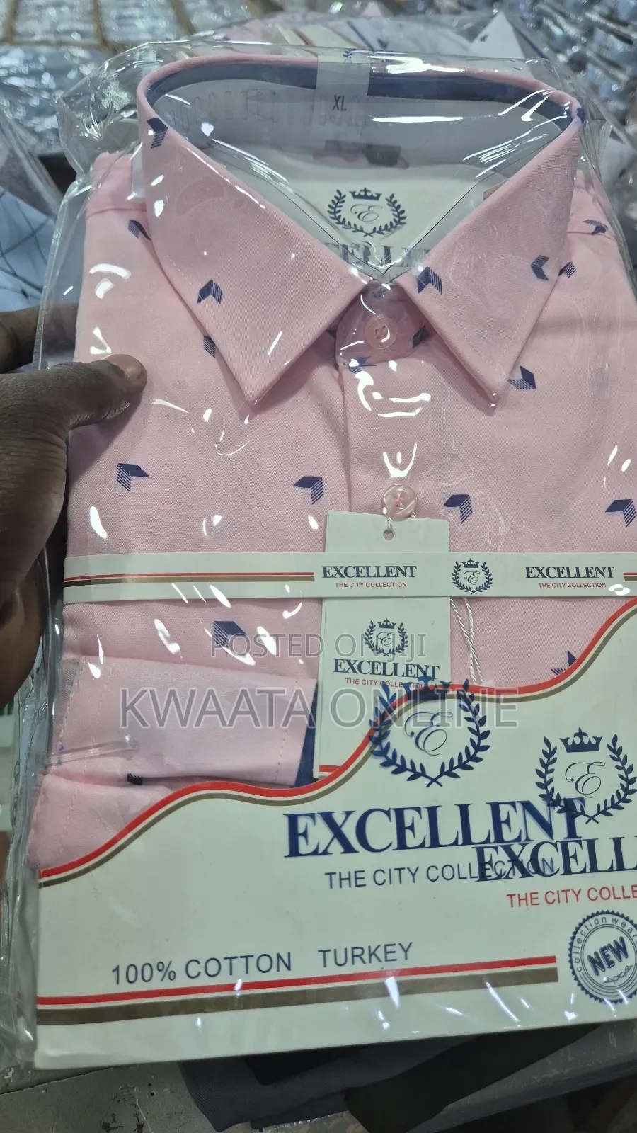 Excellent Long-Sleeve Button-Down Dress Shirt