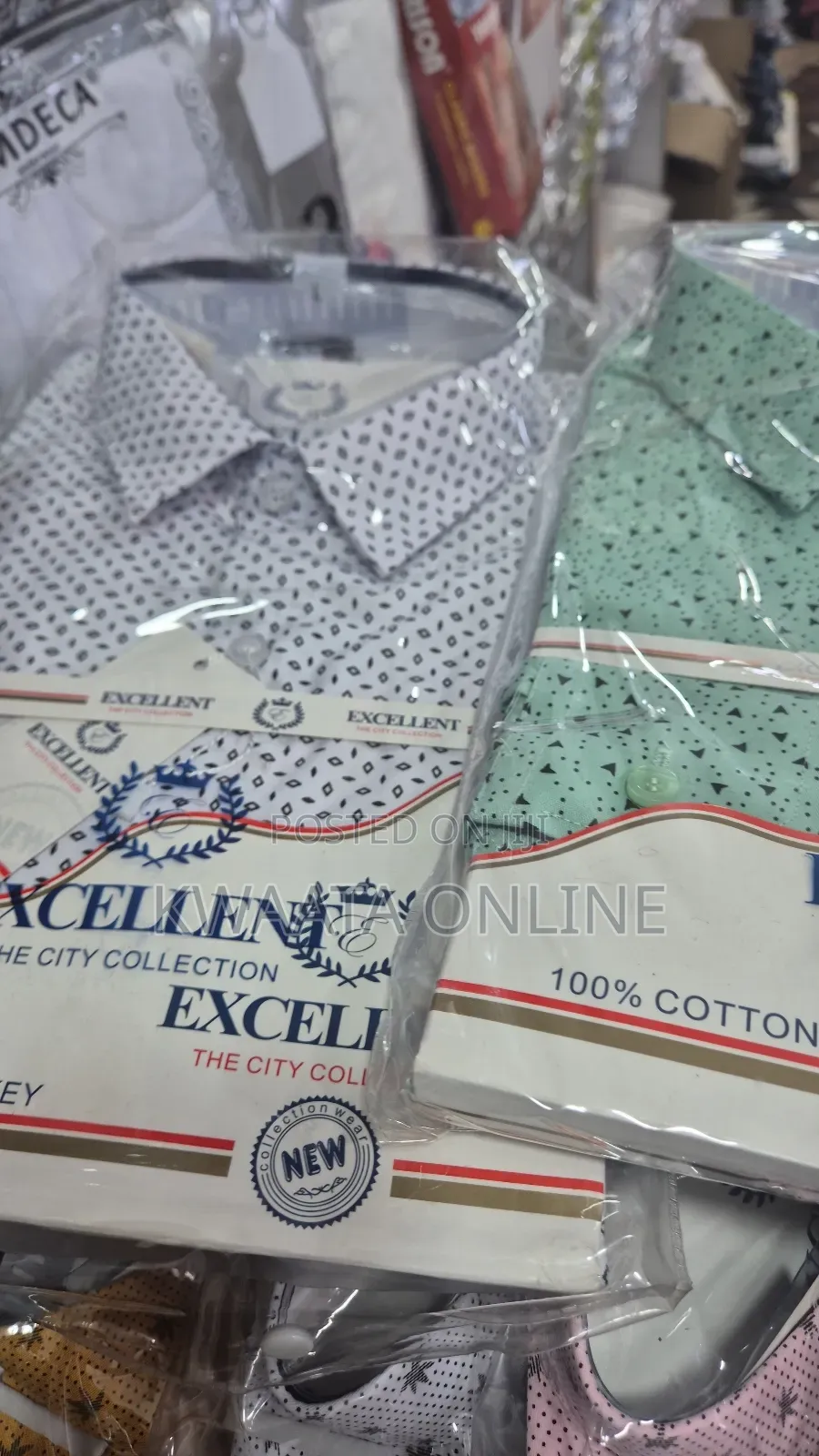 Excellent Long-Sleeve Button-Down Dress Shirt