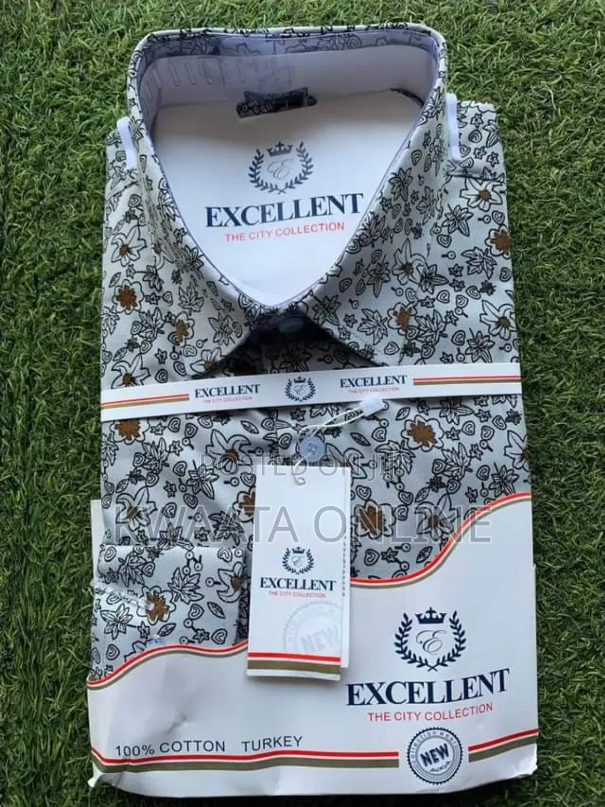 Excellent Long-Sleeve Button-Down Dress Shirt