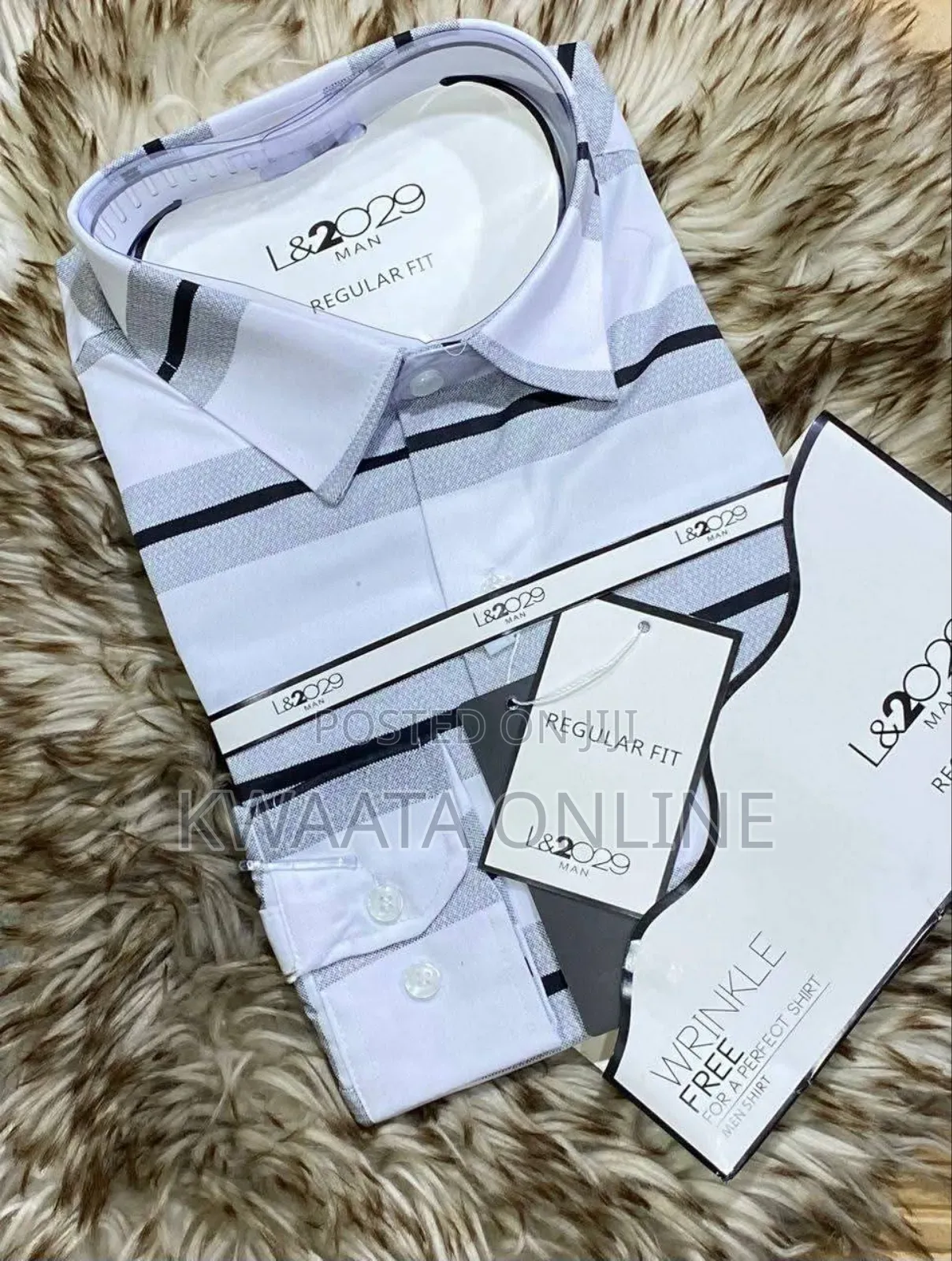 Excellent Long-Sleeve Button-Down Dress Shirt