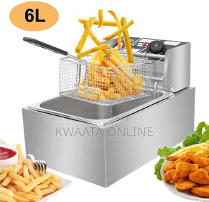 Photo - Globalstar Electric Deep Fryer 6 Litres Stainless Steel