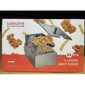 Globalstar Electric Deep Fryer 6 Litres Stainless Steel