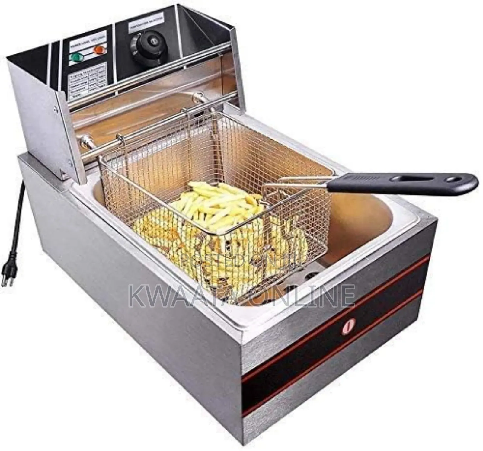 Globalstar Electric Deep Fryer 6 Litres Stainless Steel
