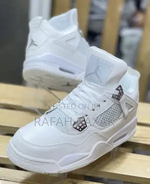 Original Air Jordan 4 Retro “Metallic Pack Silver” Sneakers