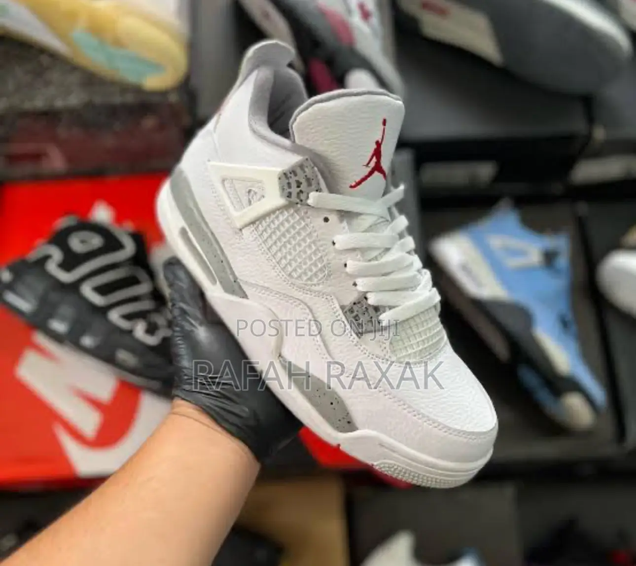 Nike Air Jordan 4 Retro Gs “White Oreo” Sneakers