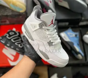 Nike Air Jordan 4 Retro Gs “White Oreo” Sneakers