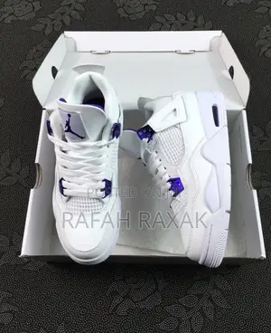 Original Nike Air Jordan 4 Retro “Metallic Purple” Sneaker