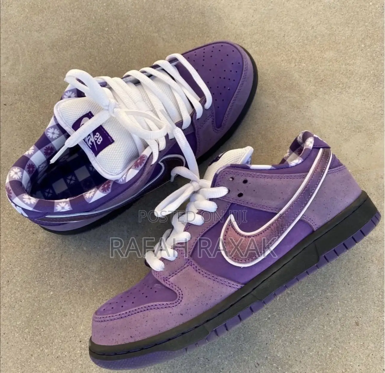 Nike Sb Dunk Low X Concepts “Purple Lobster” Sneakers