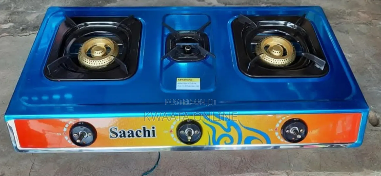 Saachi 3 Burner Gas Stove Nl-Gas-5224-St