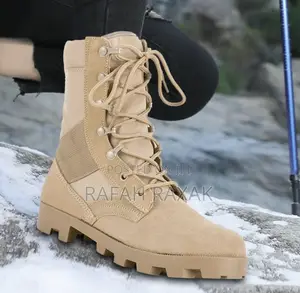 Photo - Men’S Classic Jungle Army Combat Desert Boots
