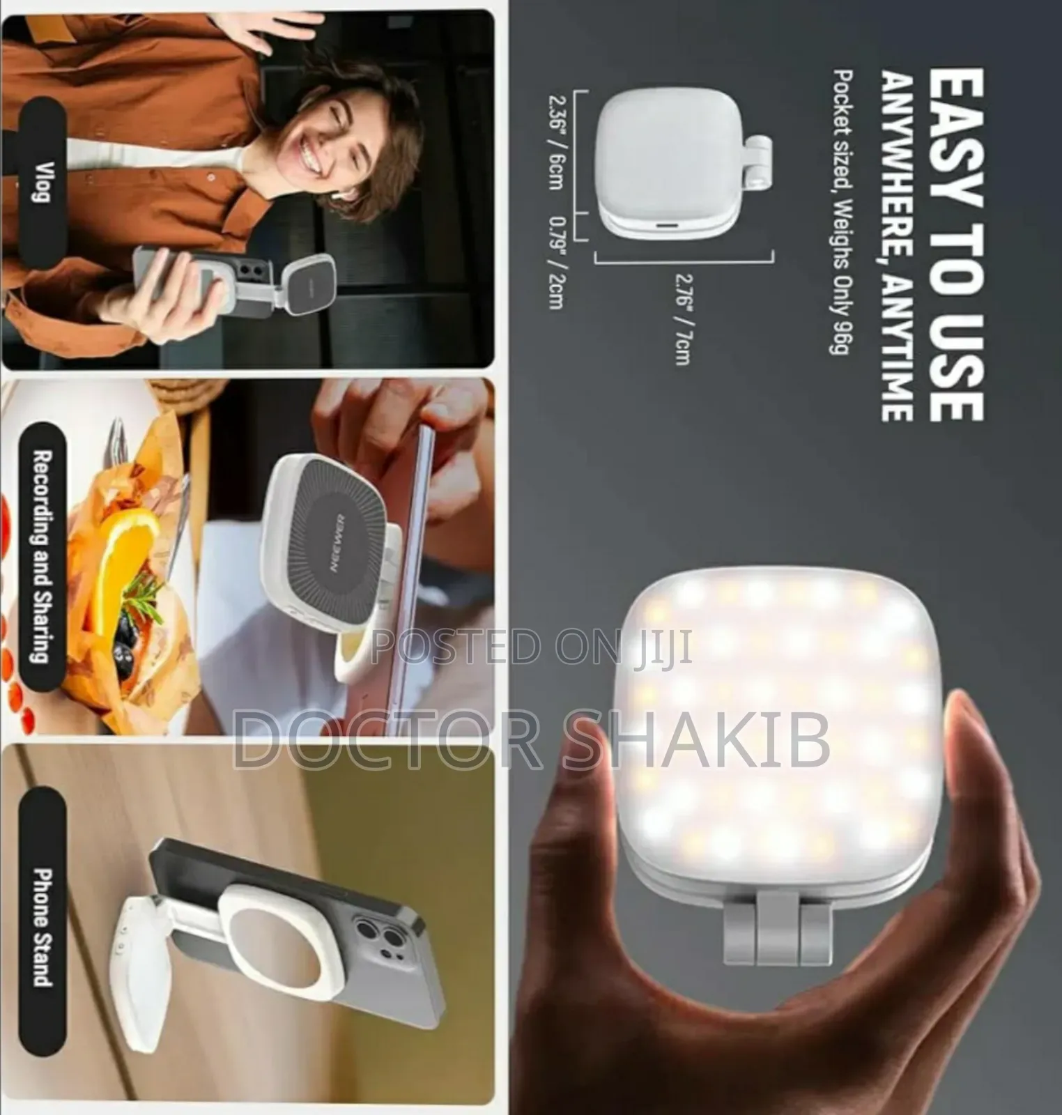 New Pocket Rechargeable High Brightness Fill Light