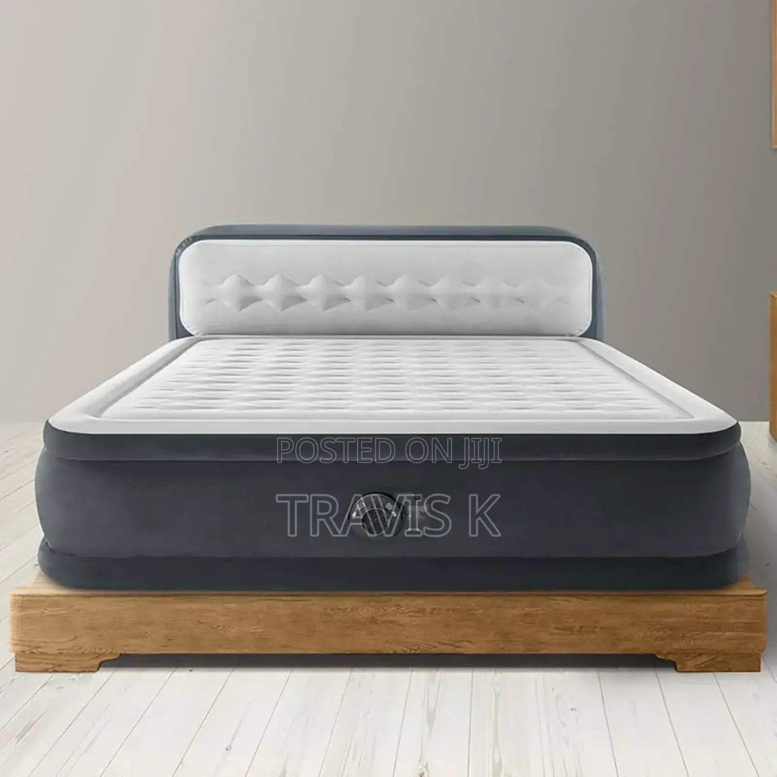 Intex Air Plush Mattress With Headboard