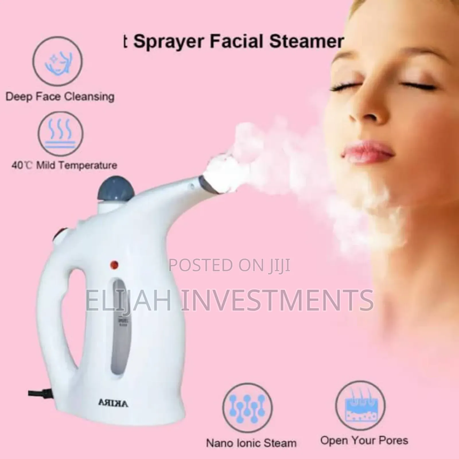 Akira Gs-558 Portable Face and Garment Steamer