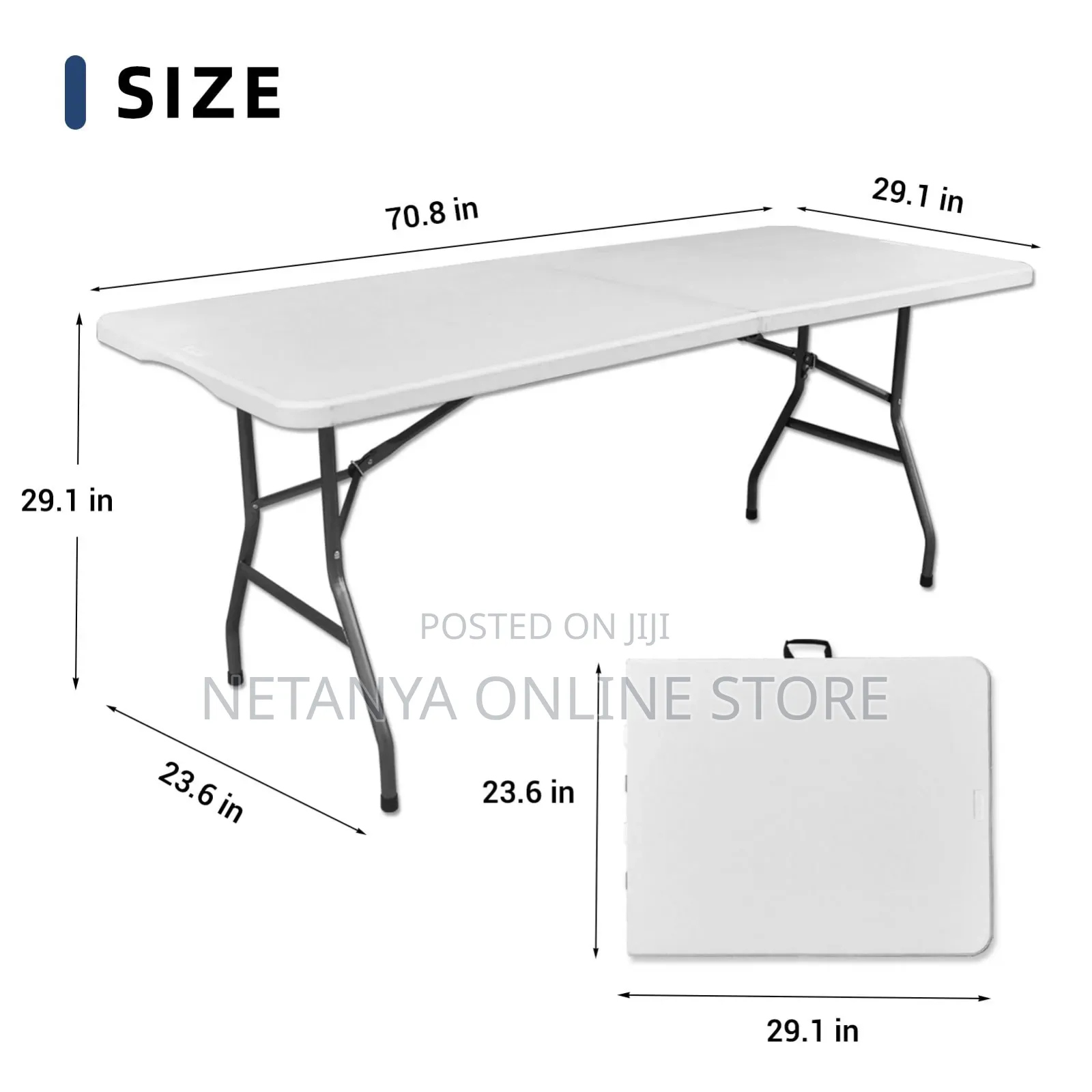 6ft Heavy Duty Folding Table