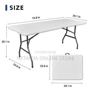 6ft Heavy Duty Folding Table