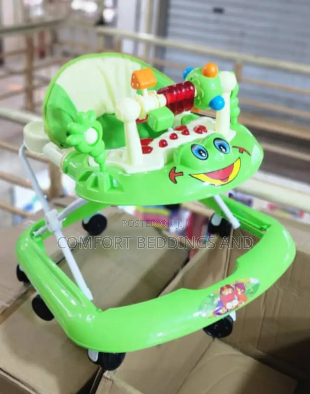 Cartoon Baby Walker Lemon Green