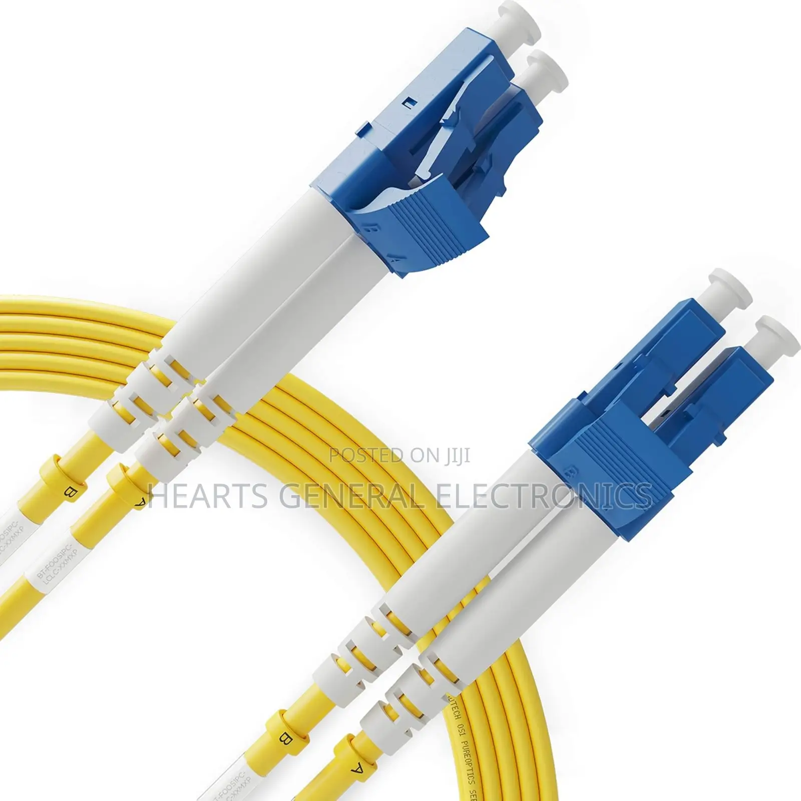 Lc to Lc Duplex Fiber Patch Cord 1m