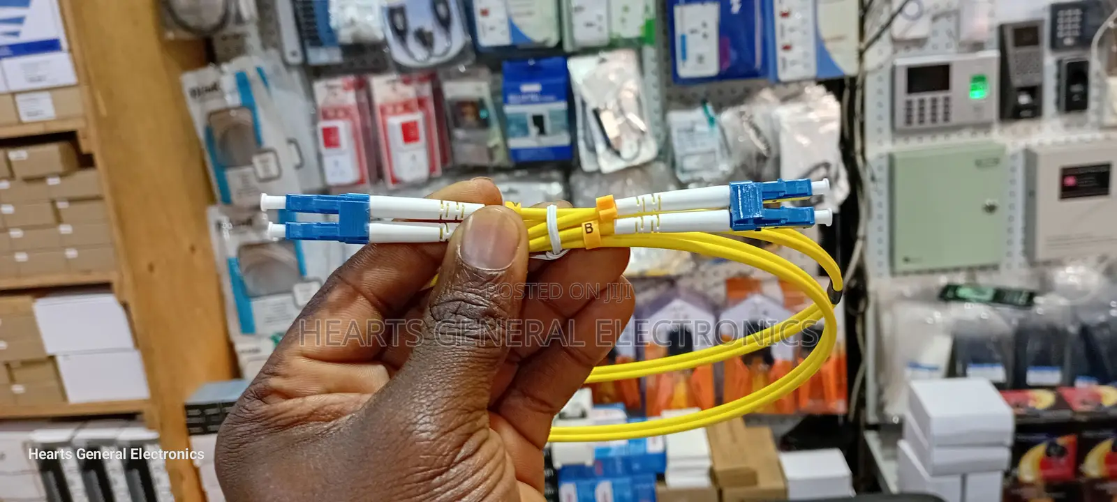 Lc to Lc Duplex Fiber Patch Cord 1m