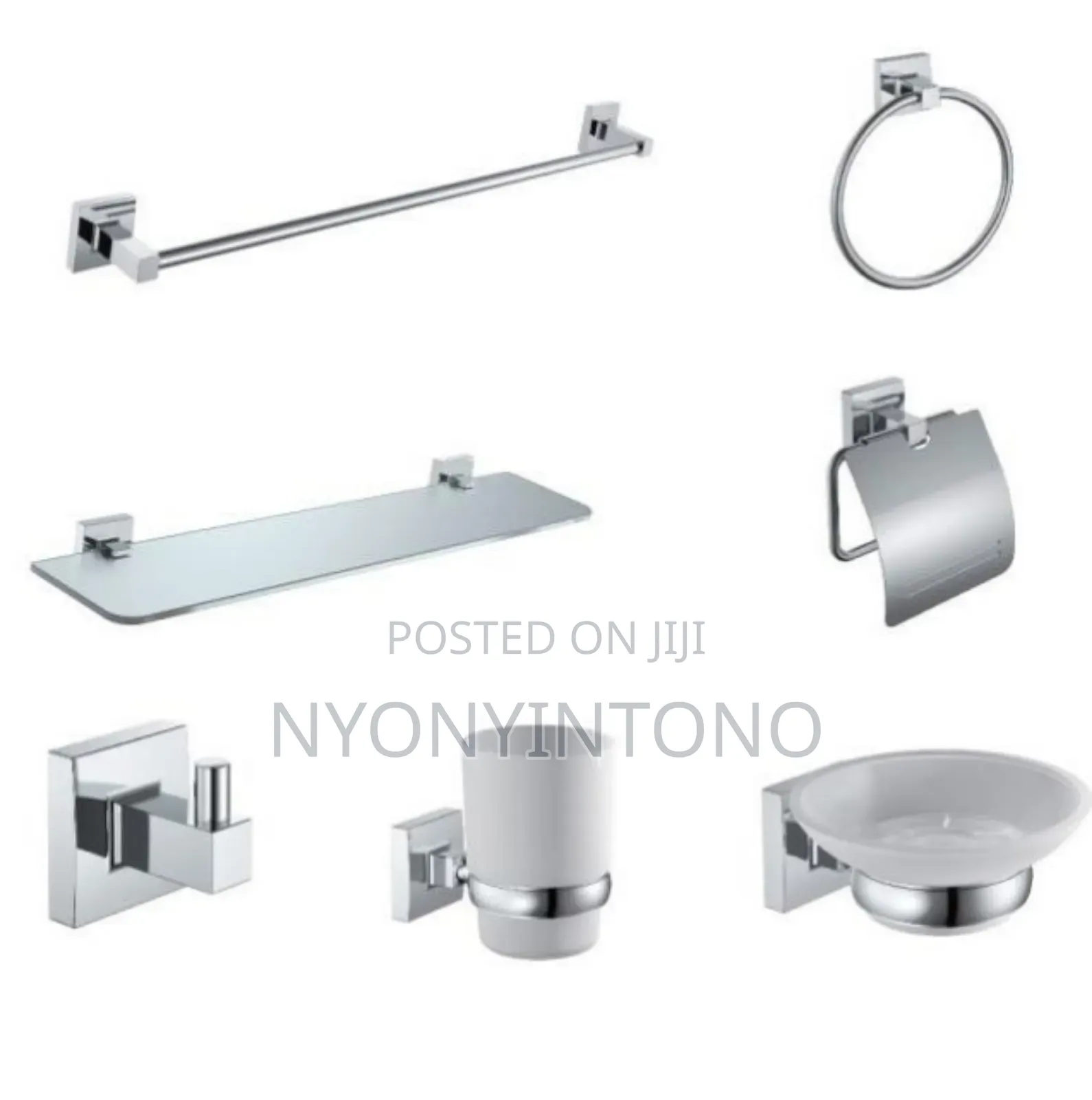 Geepas 7pcs Bathroom Accesory Set GSW-61704