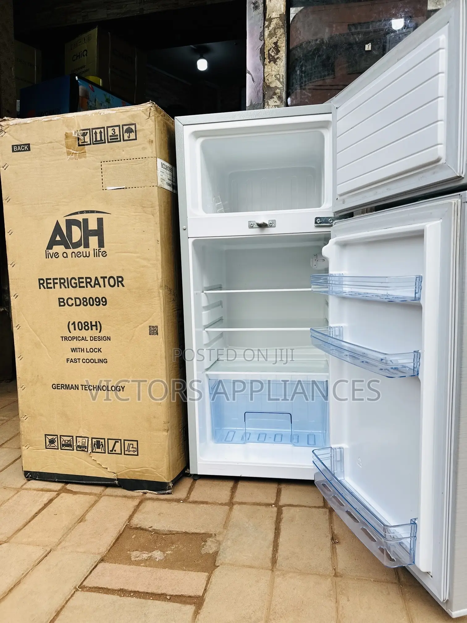 Adh 150l Double Door Refrigerator Adh
