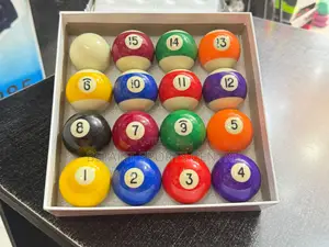 Pool Table Ball With Numbers