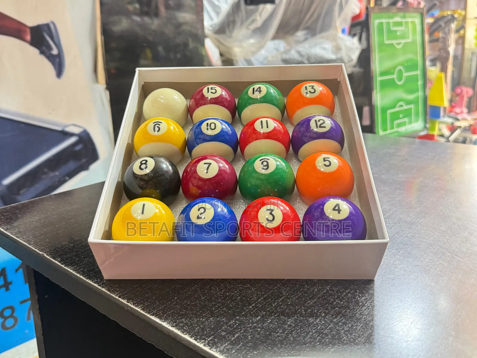 Pool Table Ball With Numbers