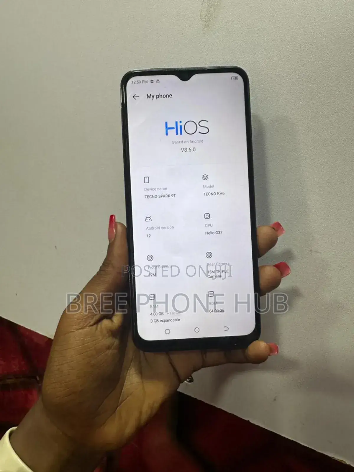 Tecno Spark 9T 64 GB Black