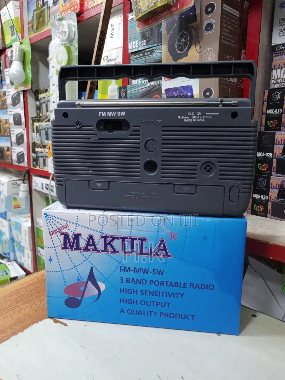 Makula Fm-Mw-Sw 3 Band Portable Radio.