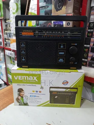 Vemax 3-Band Portable Radio, Model v-291