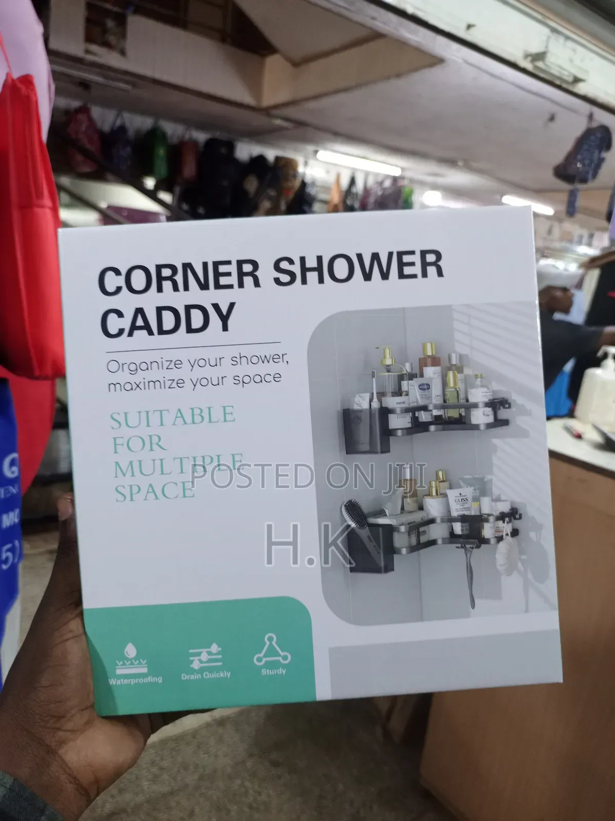 2pcs Corner Shower Caddy