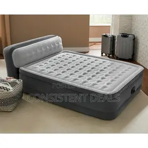 Intex Ultra Plush Air Mattress With Headboard