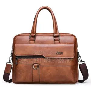Photo - Dope Jeep Pure Leather Laptop Bag