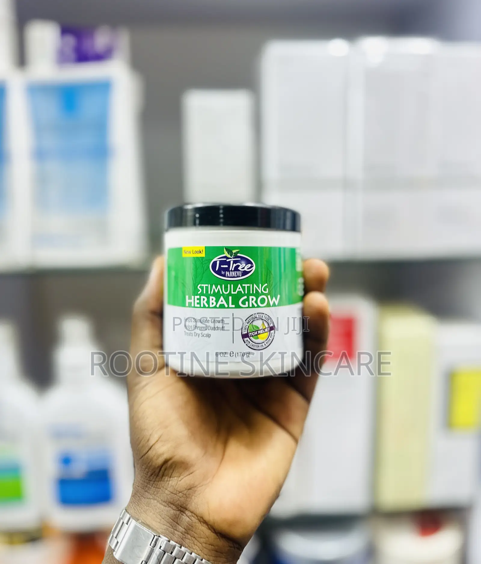 T Tree Stimulating Herbal Grow Itch Relief Cream