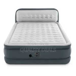 Intex Dura Beam Air Mattress / Bed With Headboard