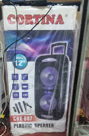 Cortina Rechargeable Dual Speaker-Amplified 12 Inches